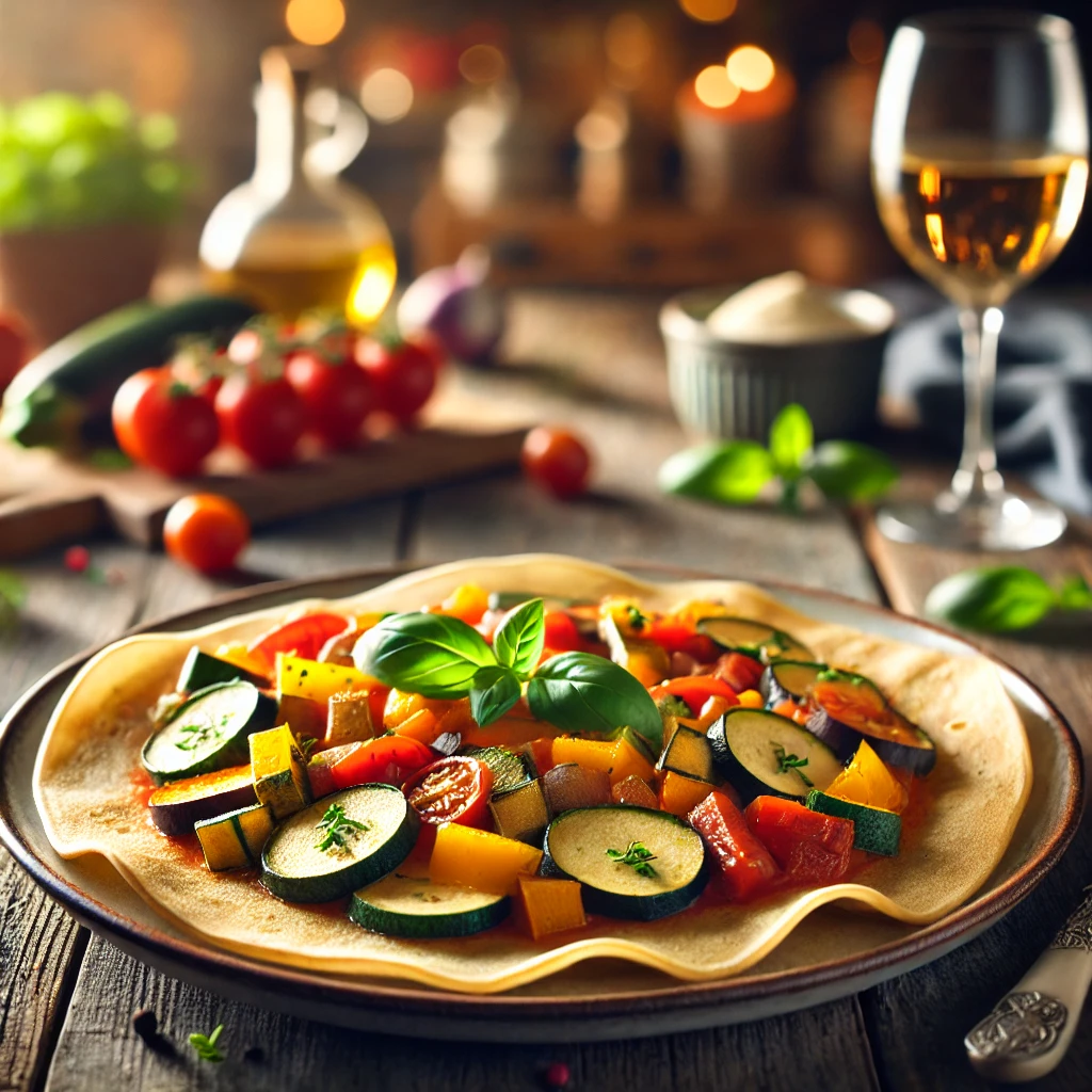 Crêpes ratatouille