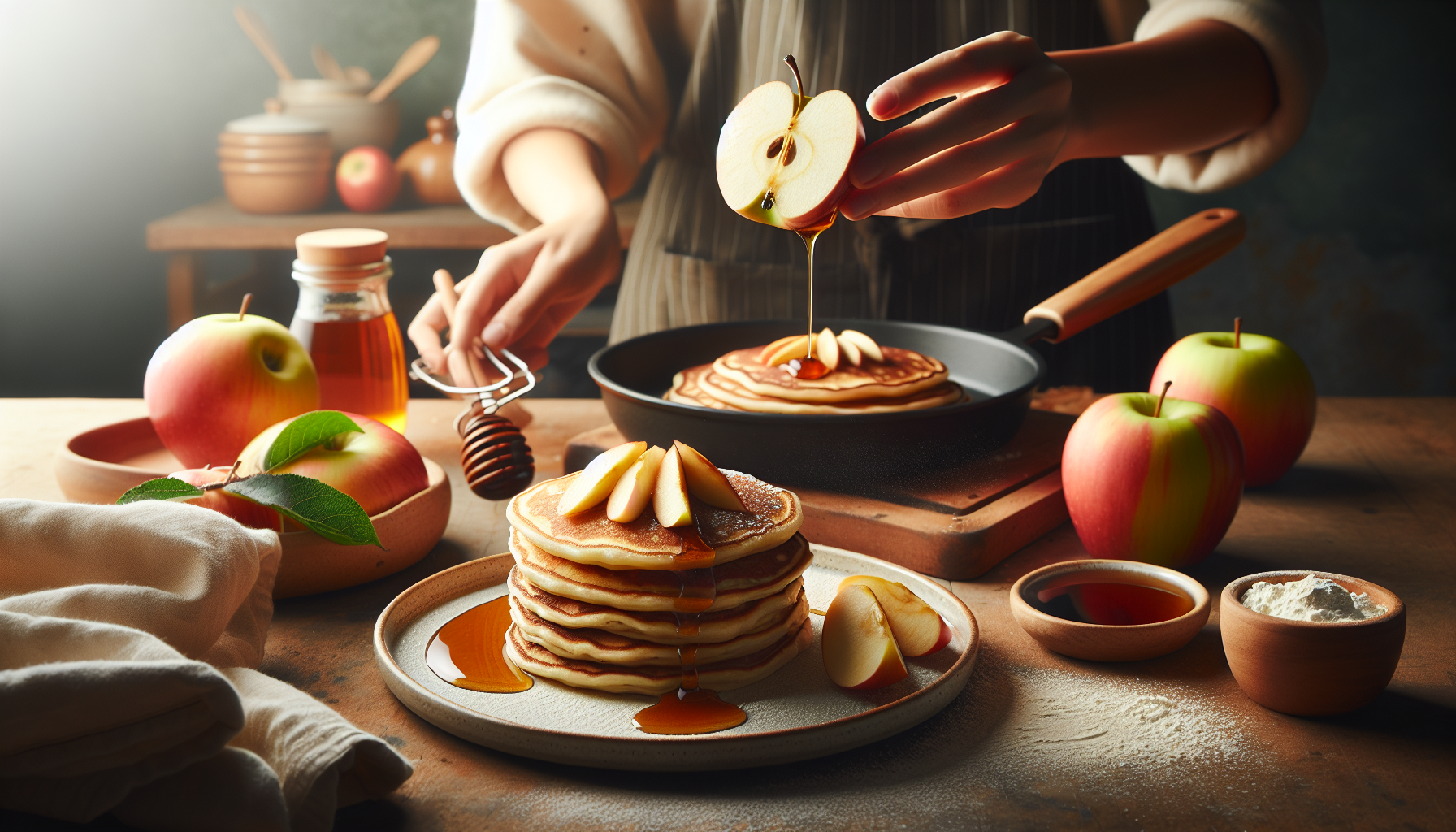 Recette dee crêpe à la pomme maison