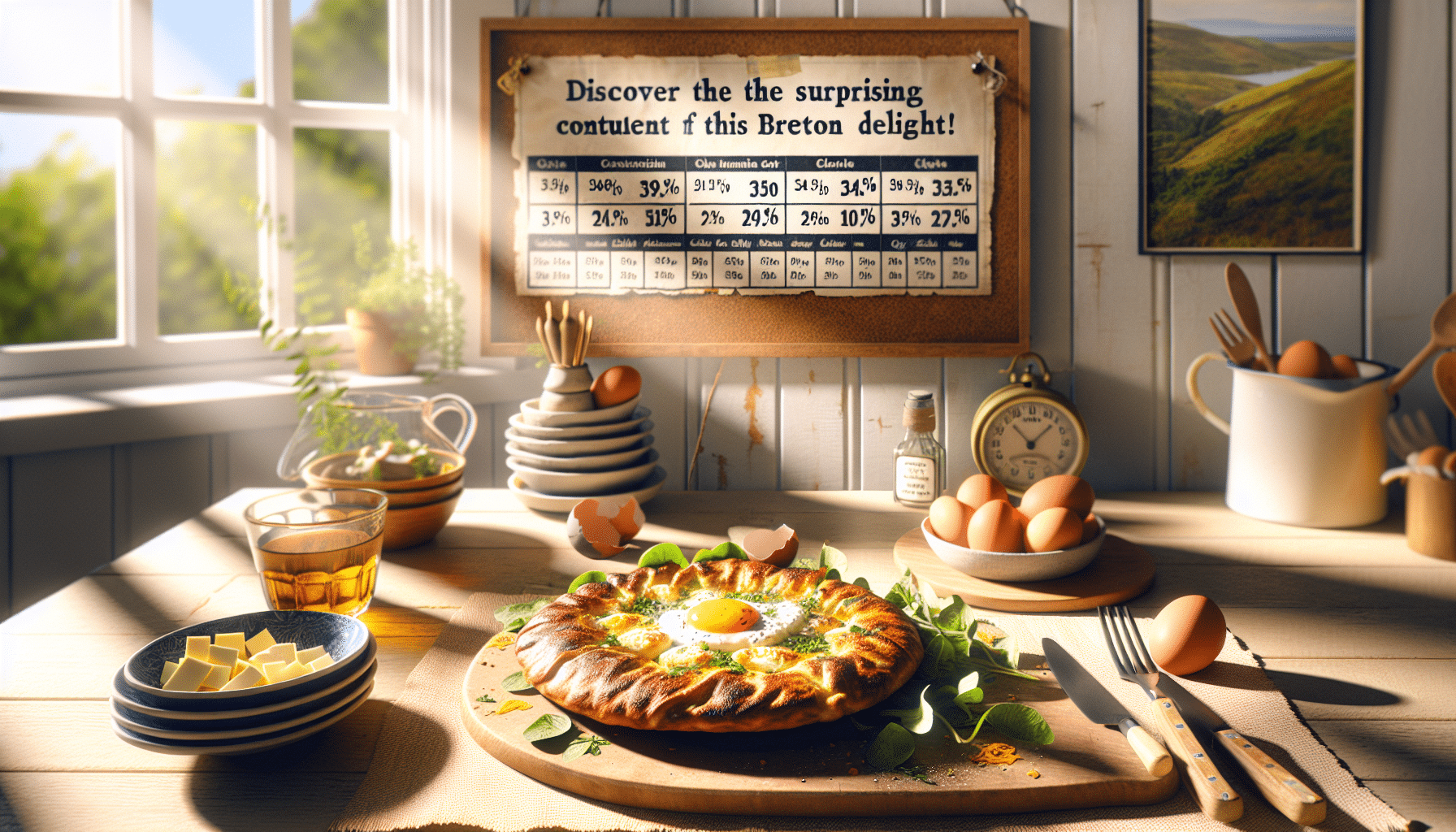 Quelle est la teneur en calories d’une galette bretonne ?