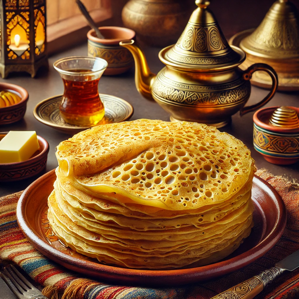 Recette Baghrir : La Crêpe Marocaine aux Mille Trous