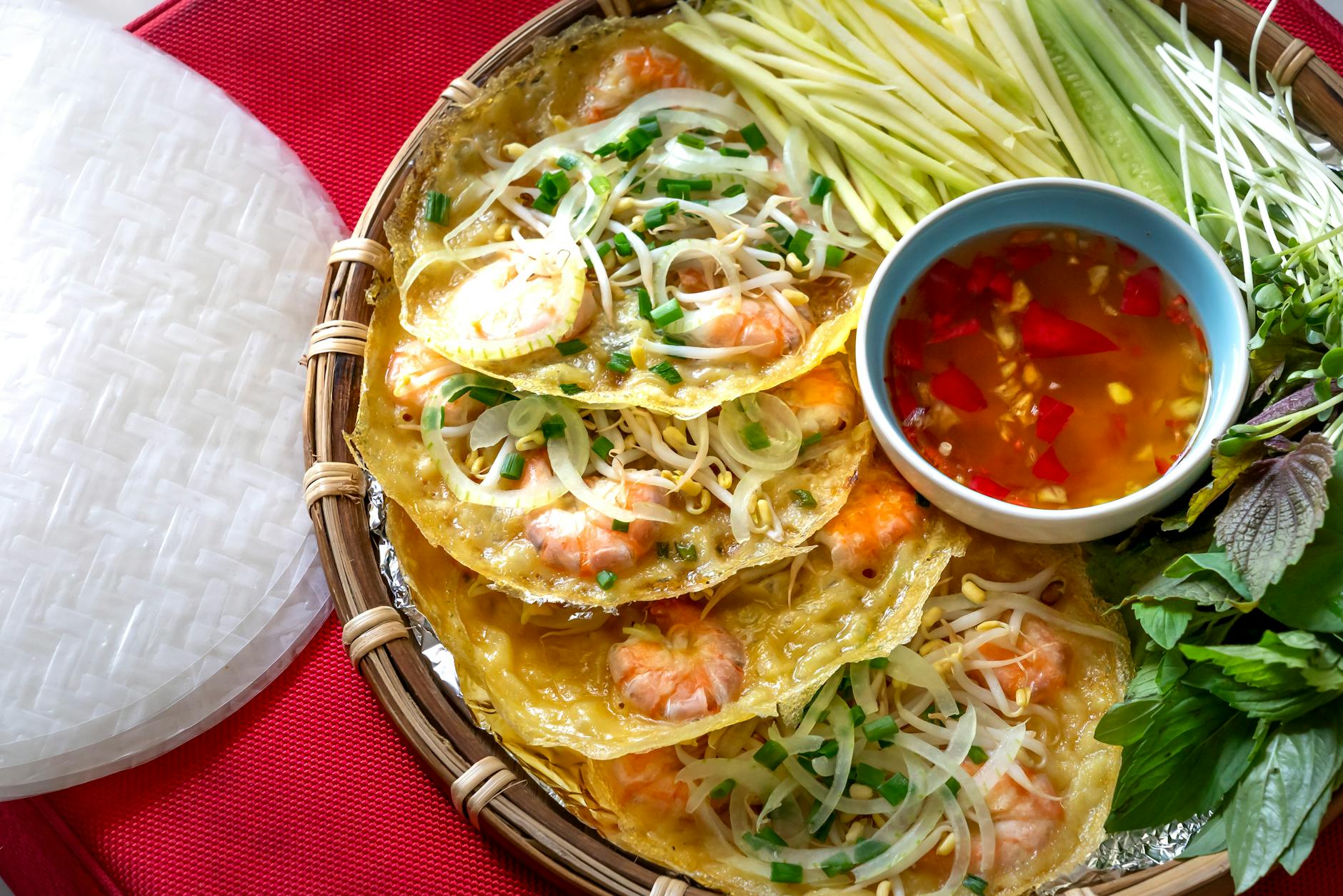 Recette Authentique des Crêpes Vietnamiennes Bánh Xèo