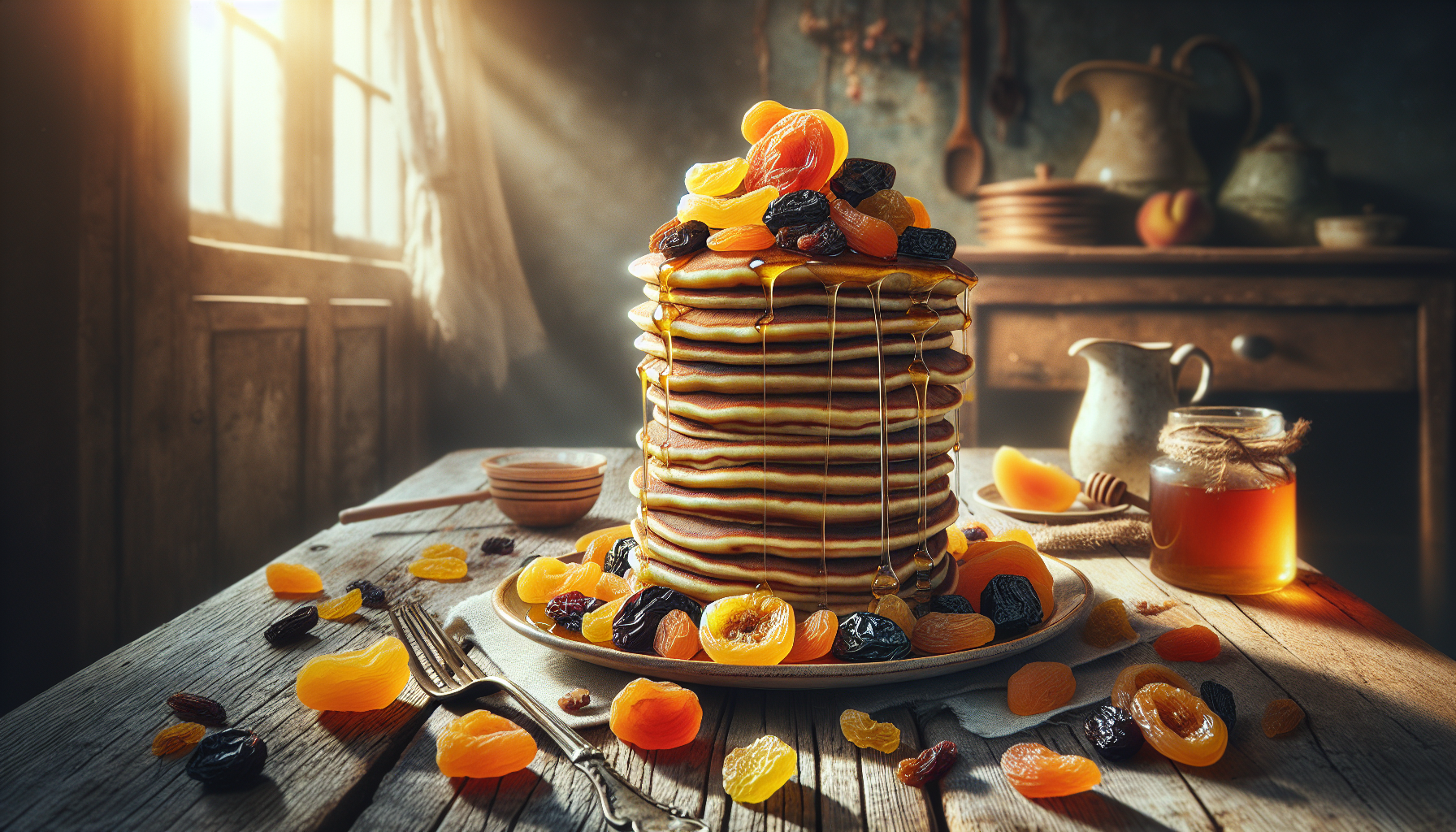 Crêpes aux fruits secs