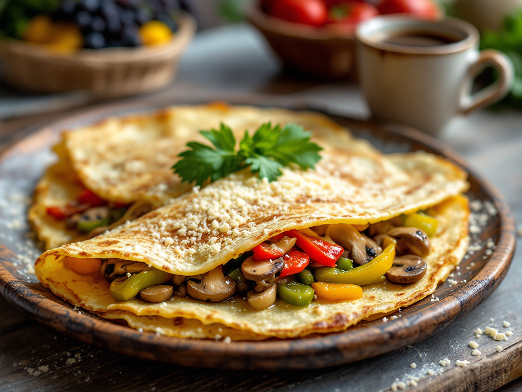 recette crepe aux poivrons